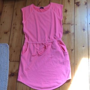 Neon pink Gap Sweatshirt Dress